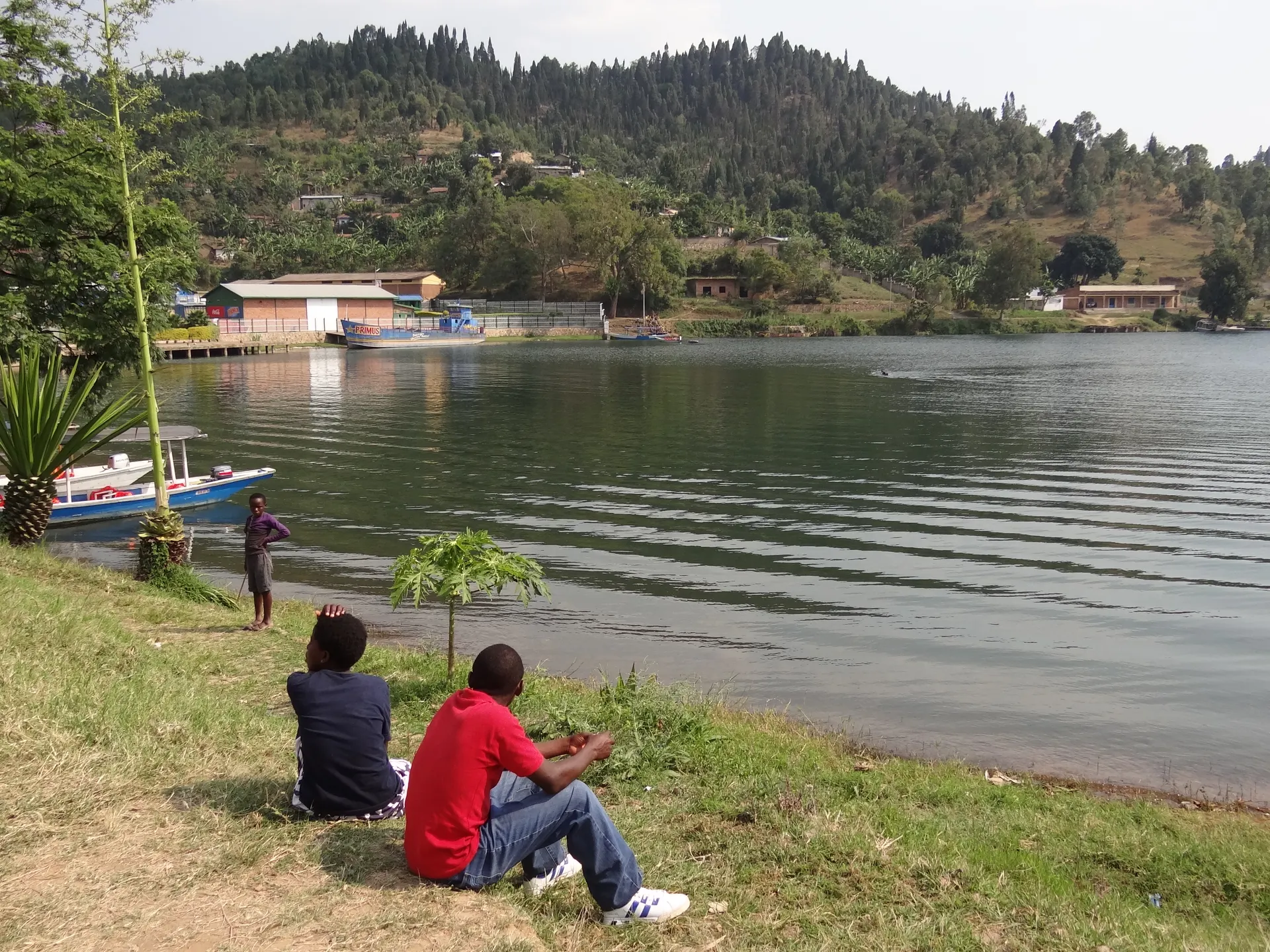 The hills above the Kivu shore at Karongi